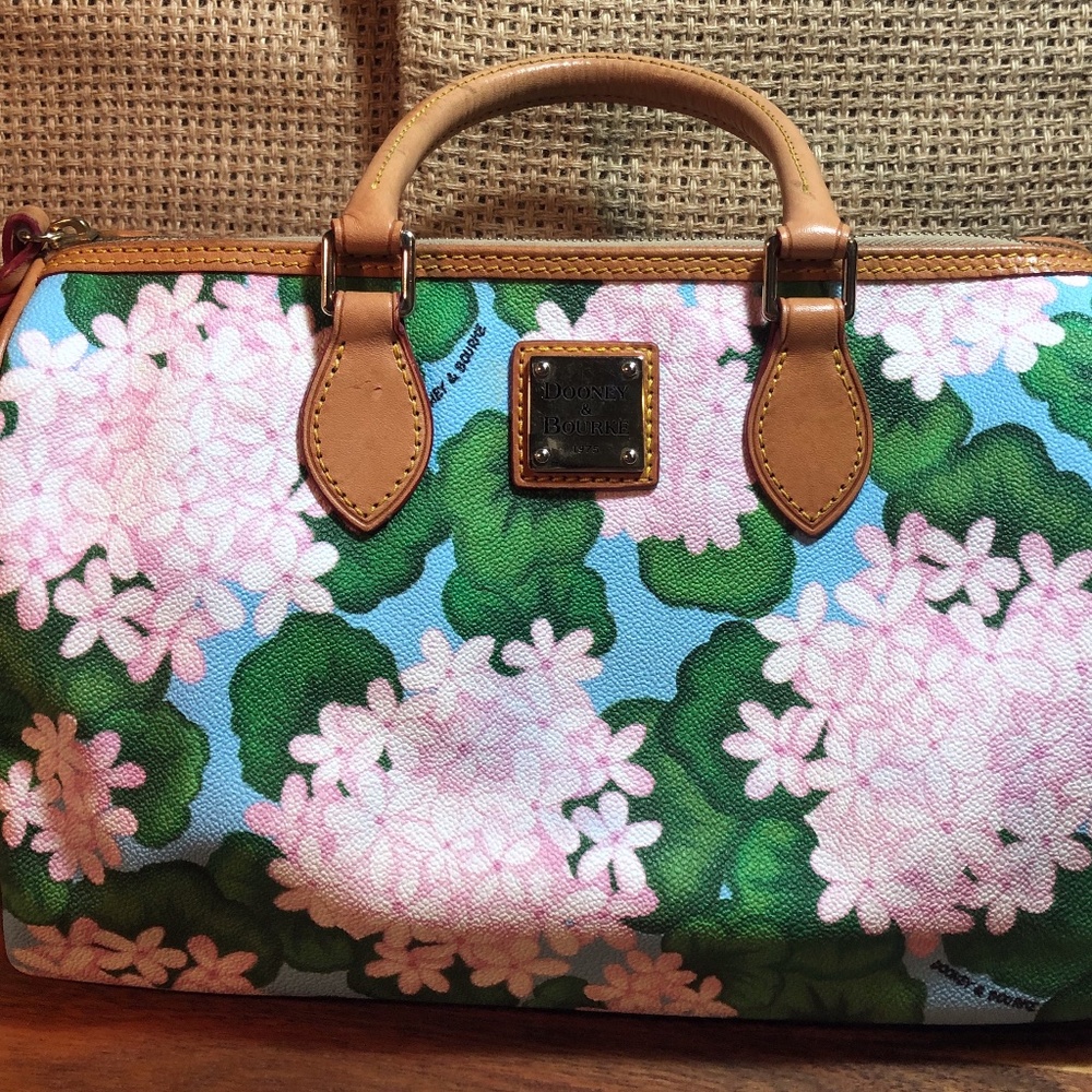 Dooney & Bourke Floral Satchel - Authentic